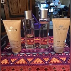 Lacoste Pour Femme and Lotion (2 Of Each )